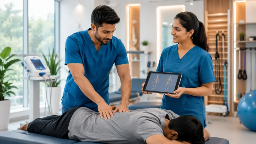Dr Adiba Naaz and Dr Tribhuvan Kumar at Naaz Wellness Clinic